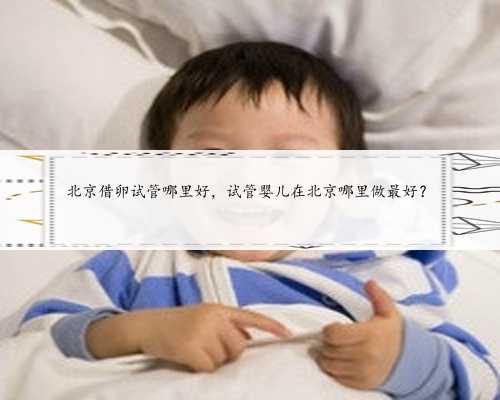 北京借卵试管哪里好，试管婴儿在北京哪里做最好？