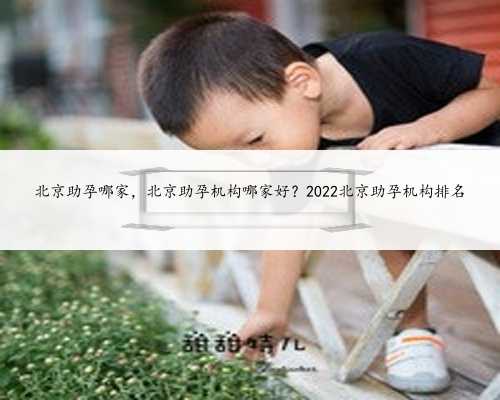 北京助孕哪家，北京助孕机构哪家好？2022北京助孕机构排名