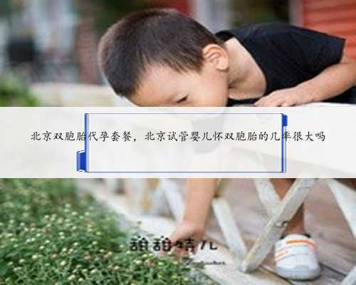北京双胞胎代孕套餐，北京试管婴儿怀双胞胎的几率很大吗